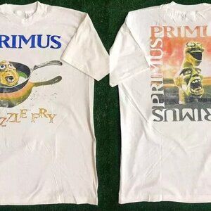 Primus Frizzle Fry 1990 Tour Shirt, Vintage 90s Rock Music Concert Tee 78